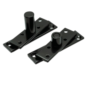 Dobradiça Reforçada Para Porta Giratória Tipo Pivotante Para Portas Até 150 kg Preto