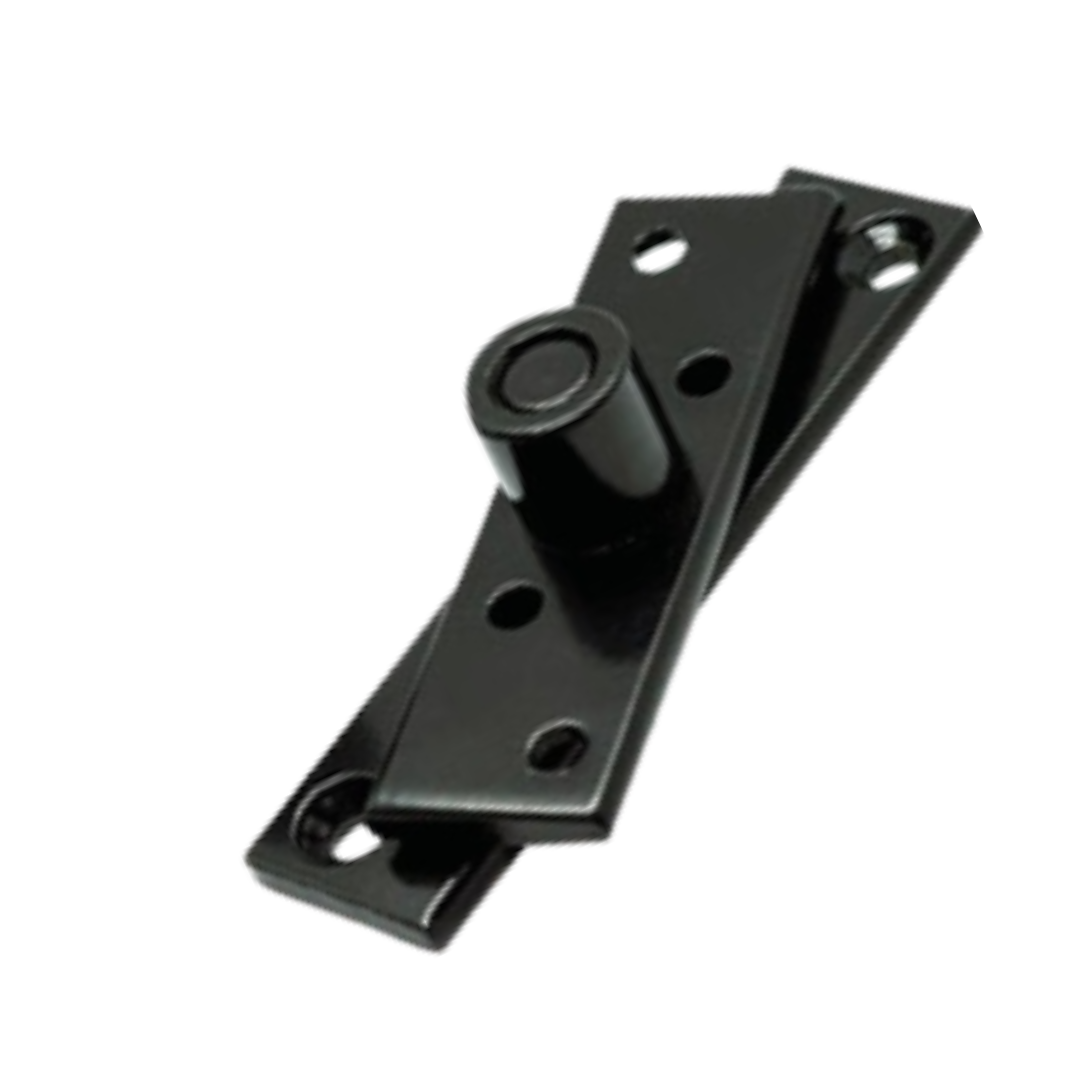 Dobradiça Reforçada Para Porta Giratória Tipo Pivotante Para Portas Até 150 kg Preto - Imagem 4