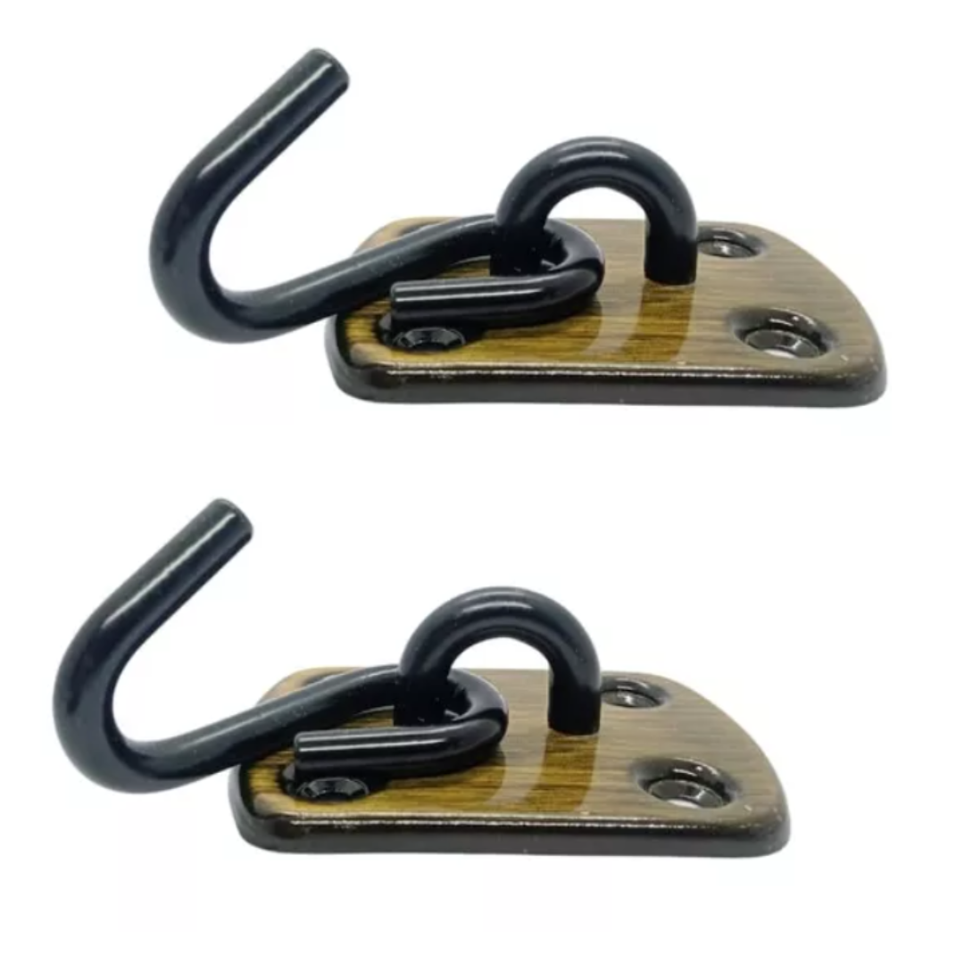 2 Unidades Gancho De Rede Tipo Armador Reforçado Antique - Classic Antique - Antique - Imagem 4