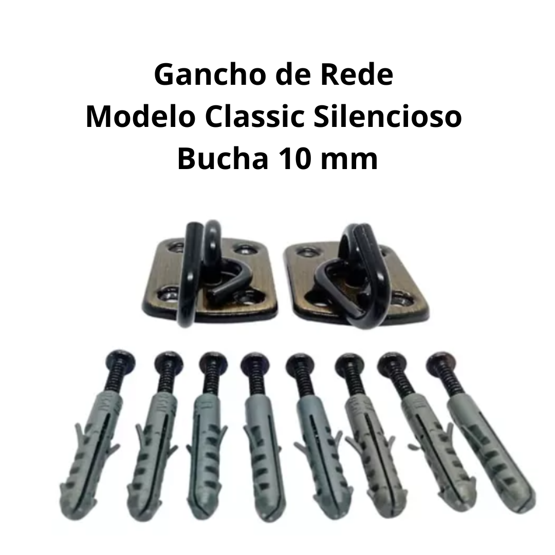 2 Unidades Gancho De Rede Tipo Armador Reforçado Antique - Classic Antique - Antique - Imagem 3