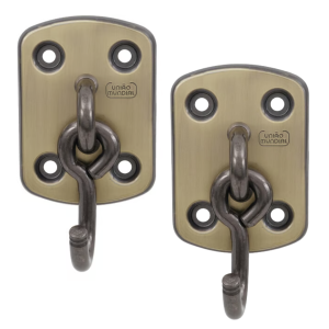 2 Unidades Gancho De Rede Tipo Armador Reforçado Antique - Latonado - Classic Colonial