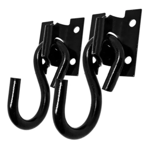 Gancho De Rede Reforçado Resistente Preto 200kg