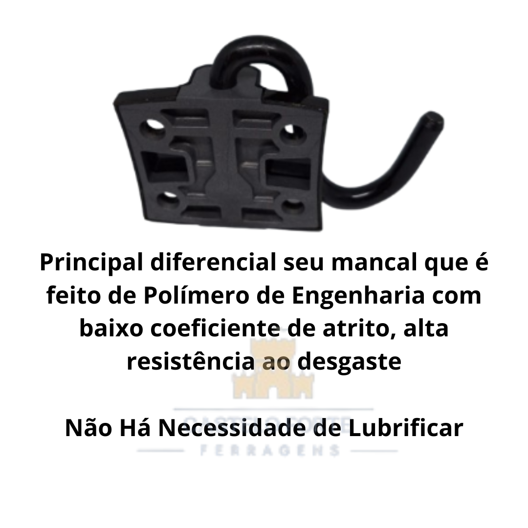 Ganchos De Rede Latonado Titanium Anti-uv Silencioso 140 Kg - Imagem 5