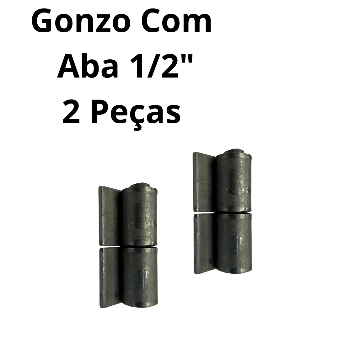 Pino Gonzo 1/2 Com Aba - Tipo Dobradiça - Polido Com 2 Und - Imagem 3
