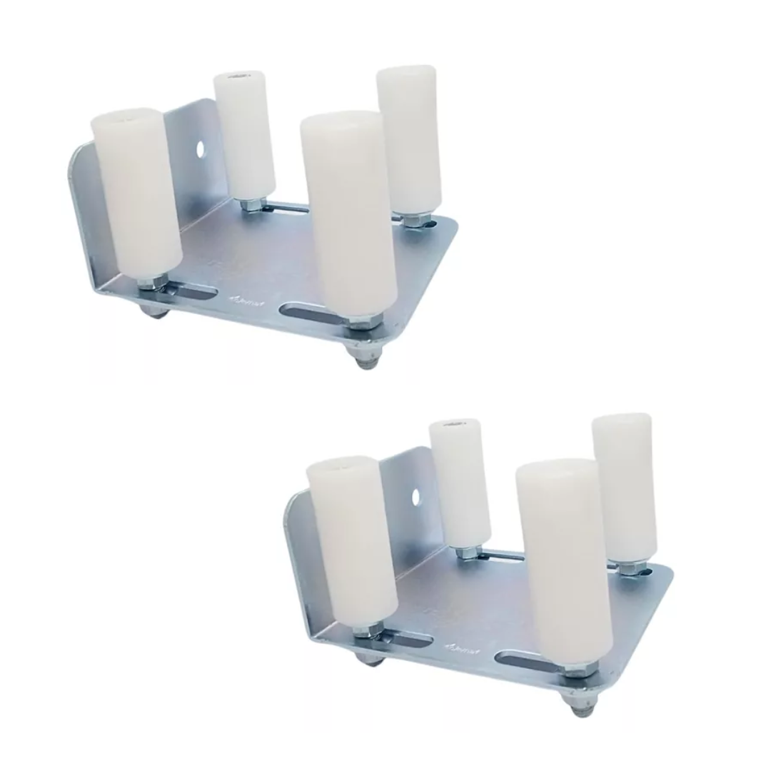 Tolemat Guia Superior Portão 4x1 C/ Roletes 30x70 Mm 2 Peças - Imagem 8