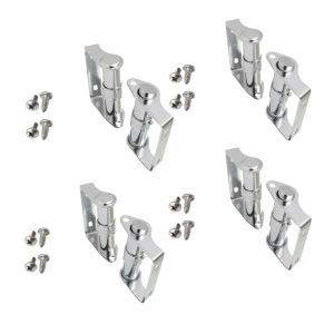 Punho De Janela Tipo Puxador Zincado Kit Com 4 Unidades.